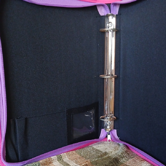 Vintage 2002 Pink and purple Powerpuff Girls binder trapper keeper - Picture 5 of 8